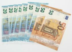 mehrere Scheine Bargeld in Euro