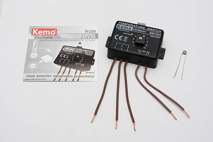 ein elektrischer Temperaturschalter von Kemo