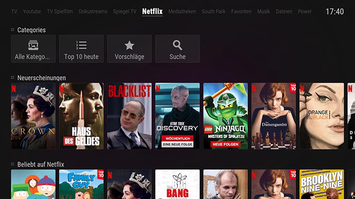 Netflix auf Kodi