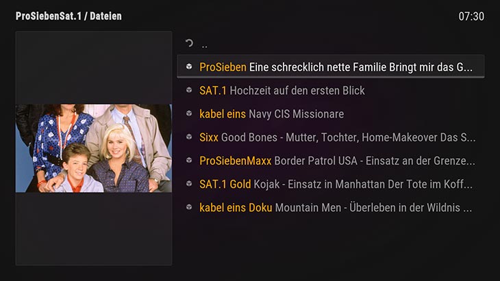 Stream von deutschen Privatsendern