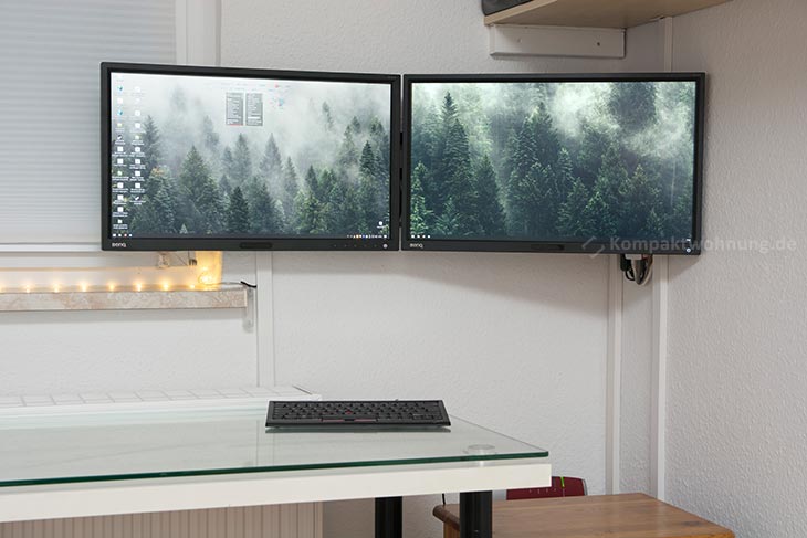 PC mit zwei Monitoren